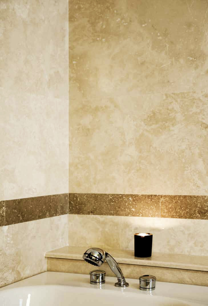 Honed & Filled Travertine Tiles